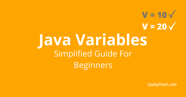 Java Variables: A Simple Guide for Beginners